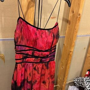 Forever 21 Red and Black Maxi Dress